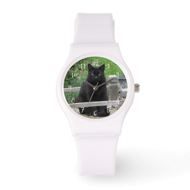 Black Cat on Bridge Numbered Watch (Front)