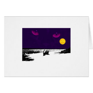 Black Cat on Full Moon