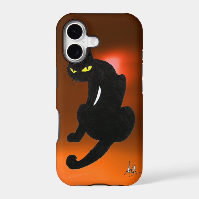 BLACK CAT orange (Back)