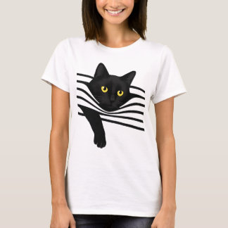 Black Cat Owner Gift, Cute Halloween Cat T-Shirt