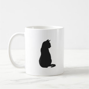Black Cat Painting Coffee Mug