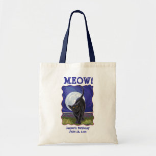 Black Cat Party Centre Tote Bag