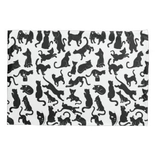 Black Cat Pattern Pillowcase