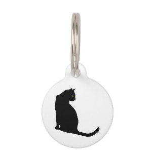 BLACK CAT PET TAG