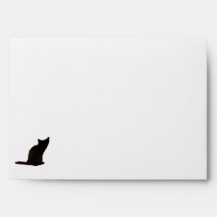Black Cat Photo Cutouts   Tiled Pumpkins Inside Envelope