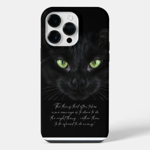 Black Cat Photo ,wisdom iPhone 14 Pro Max Case