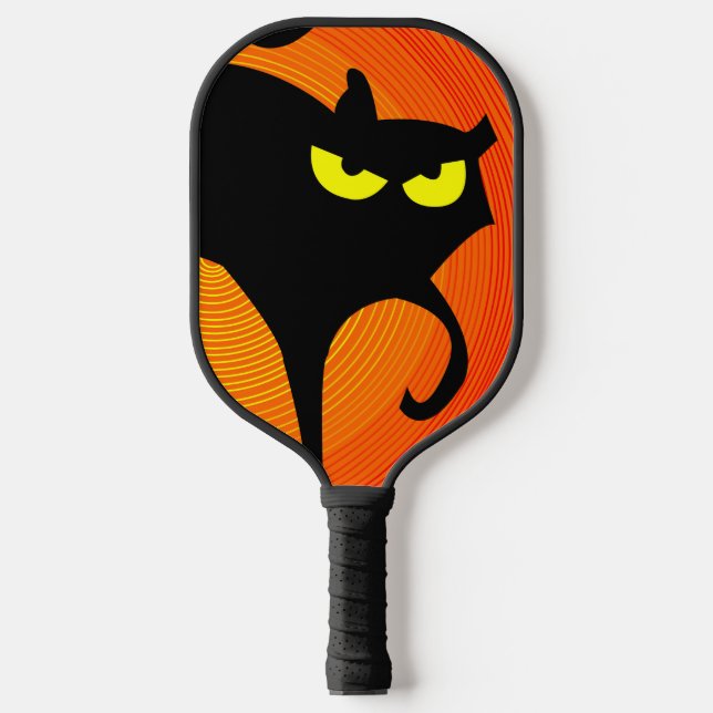 Black Cat Pickleball Paddle (Front)