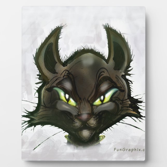 Black Cat Plaque (Front)