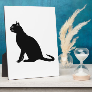 Black cat plaque