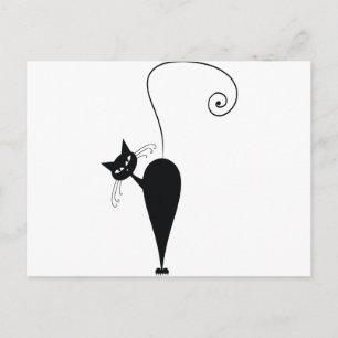 Black Cat Postcard