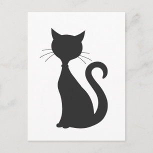 Black Cat Postcard