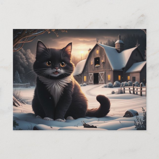 Black Cat Postcard Series 2 04 (Front)