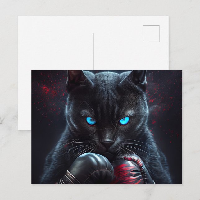 Black Cat Postcards (Front/Back)