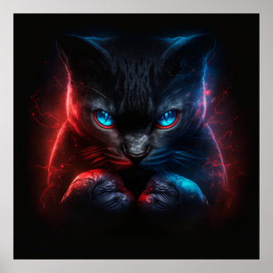 Black Cat Poster