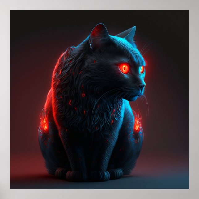 Black Cat Poster (Front)