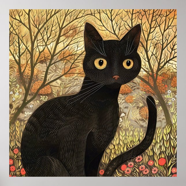 Black Cat Poster (Front)