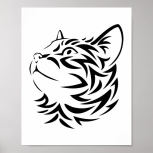 black cat poster