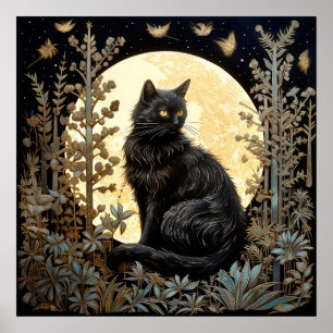 Black Cat Poster
