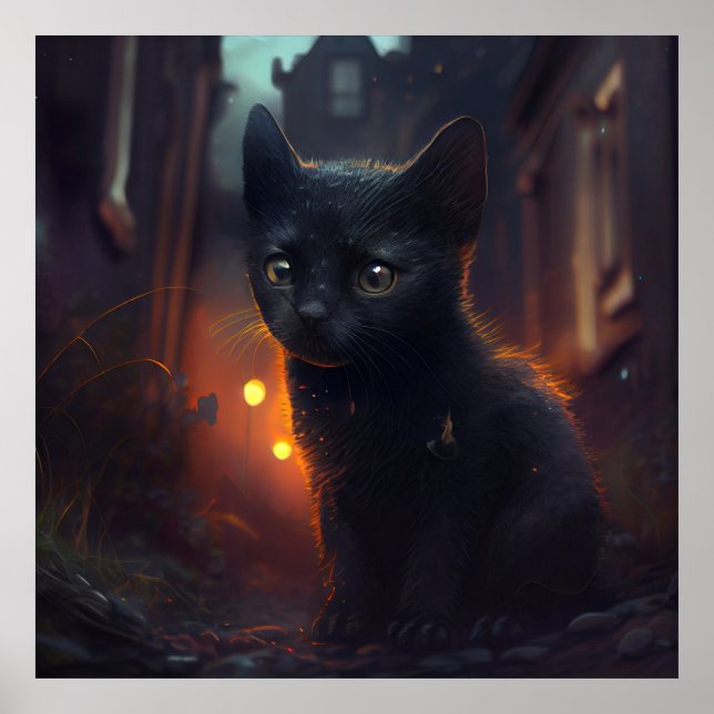 Black Cat Poster (Front)