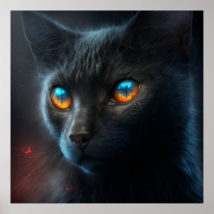 Black Cat Poster