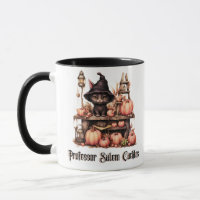 Black Cat Professor Salem Cackles Halloween