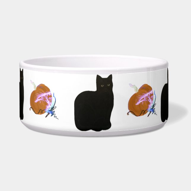 Black Cat Pumpkin Halloween Fall Maureen A. Girard (Front)