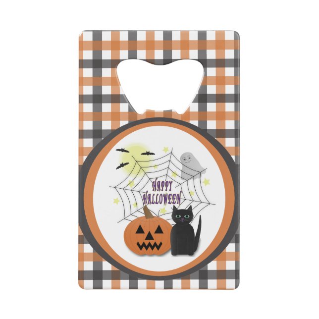 Black Cat & Pumpkin Not Scary Halloween (Front)