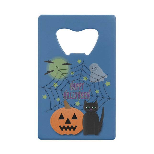 Black Cat & Pumpkin Not Scary Halloween (Front)