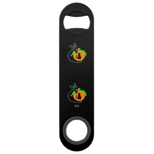 Black Cat Pumpkin Speed Bottle Opener
