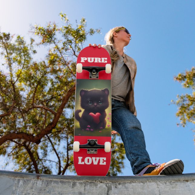 BLACK CAT PURE LOVE SKATEBOARDS (Outdoor 1)
