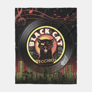 Black Cat Records Throw Blanket