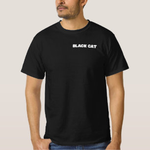 Black Cat – Selectively Friendly & Proud Funny Tee