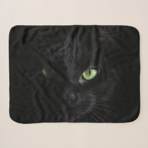 BLACK CAT SHERPA BLANKET