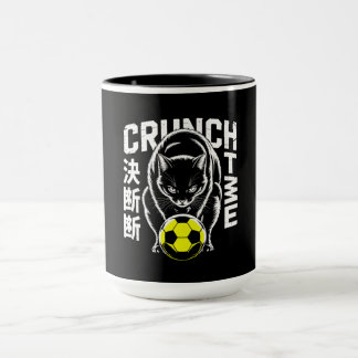 Black Cat Soccer Mug – Bold Crunch Design