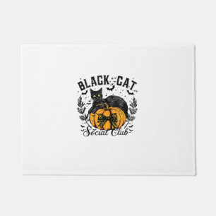 Black Cat Social Club, Halloween, Coquette, Gothic Doormat