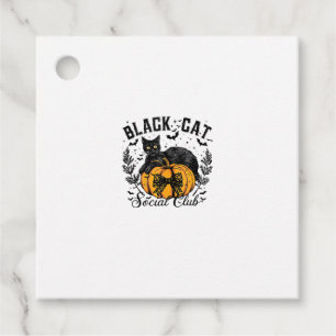 Black Cat Social Club, Halloween, Coquette, Gothic Favour Tags
