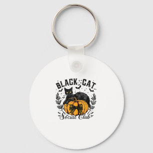 Black Cat Social Club, Halloween, Coquette, Gothic Key Ring