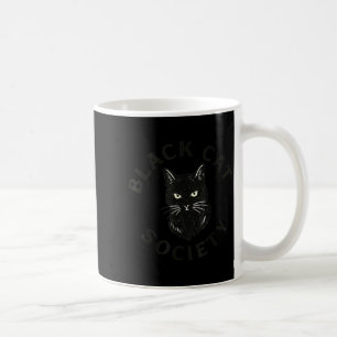 Black Cat Society Misunderstood Cat Awareness Coffee Mug