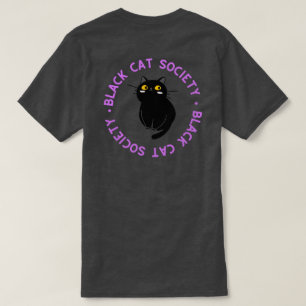 Black Cat Society - Purple T-Shirt