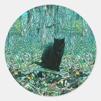 Black Cat Sticker
