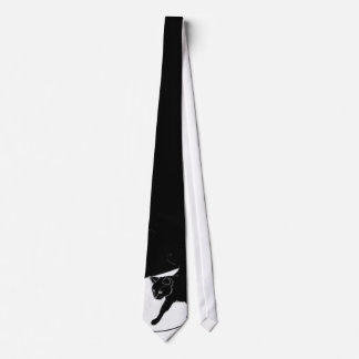 Black Cat Stylish Tie