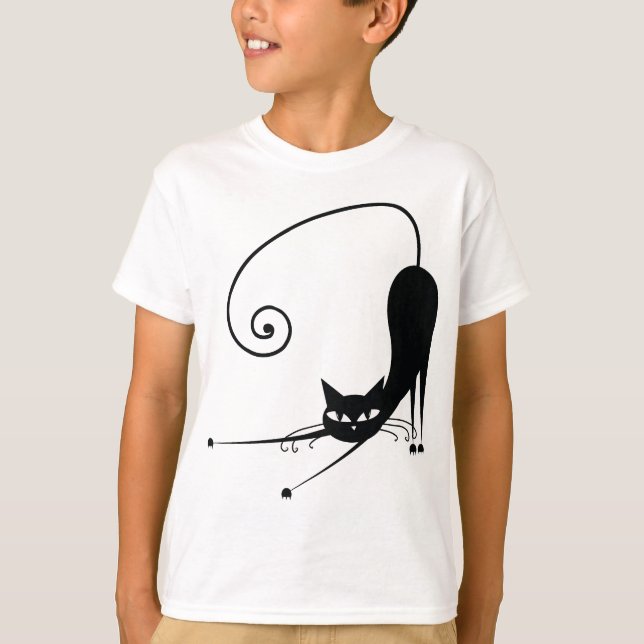 Black Cat T-Shirt (Front)