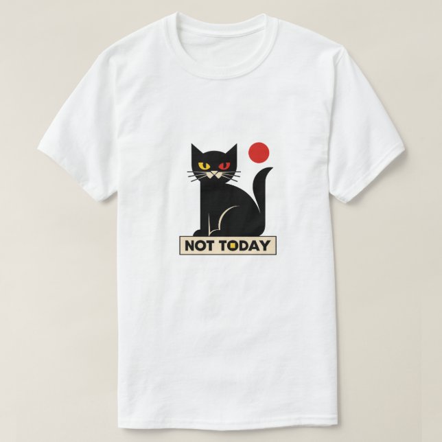 BLACK CAT  T-Shirt (Design Front)