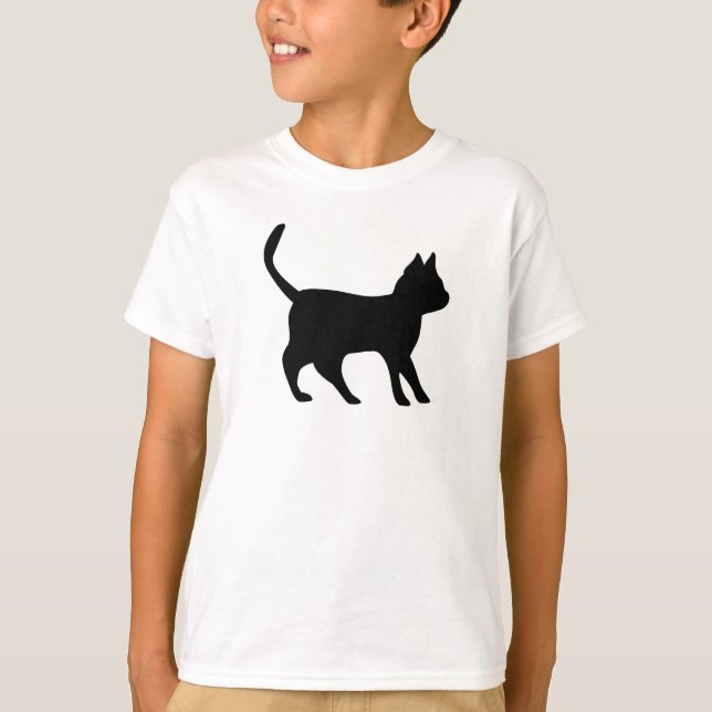 Black Cat T-Shirt (Front)