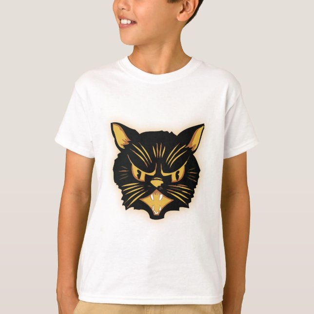 Black Cat T-Shirt (Front)