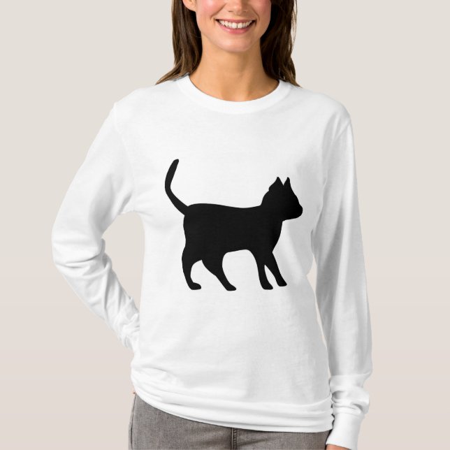 Black Cat T-Shirt (Front)