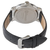 Black Cat - Text Personalizable Watch (Back)