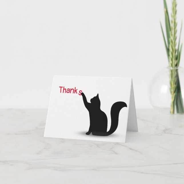 black cat thank you (Front)
