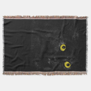 Black Cat Throw Blanket