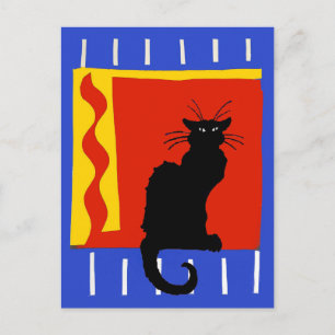 Black Cat to Flame Postcard